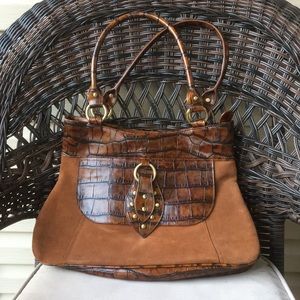 Charlie Lapson Brown Handbag